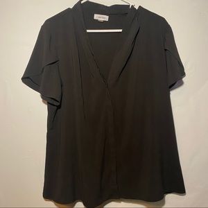 Calvin Klein Black Blouse Size XLarge